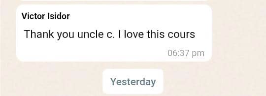 Parent Testimonial Screenshot